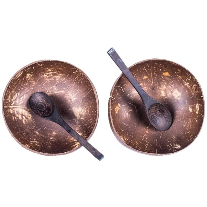 Coconi Coconut Bowl - With Food